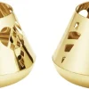 Best Georg Jensen Fyrfadsstage 2 stk H4 cm, Guldbelagt
