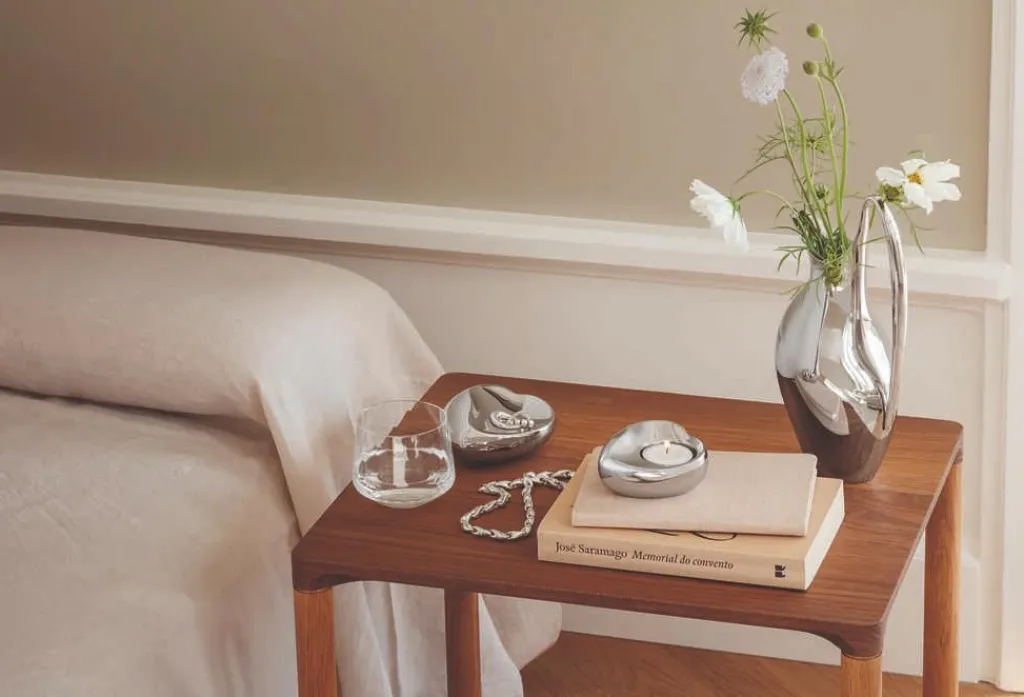 Georg Jensen Fyrfadsstager > Heart Fyrfadsstage H5,2 cm, Blankt Stål