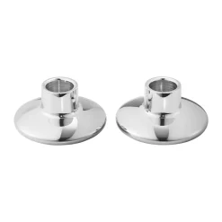 Discount Henning Koppel Lysestage 2 stk. 4,2 cm, Blankt Stål Lysestager