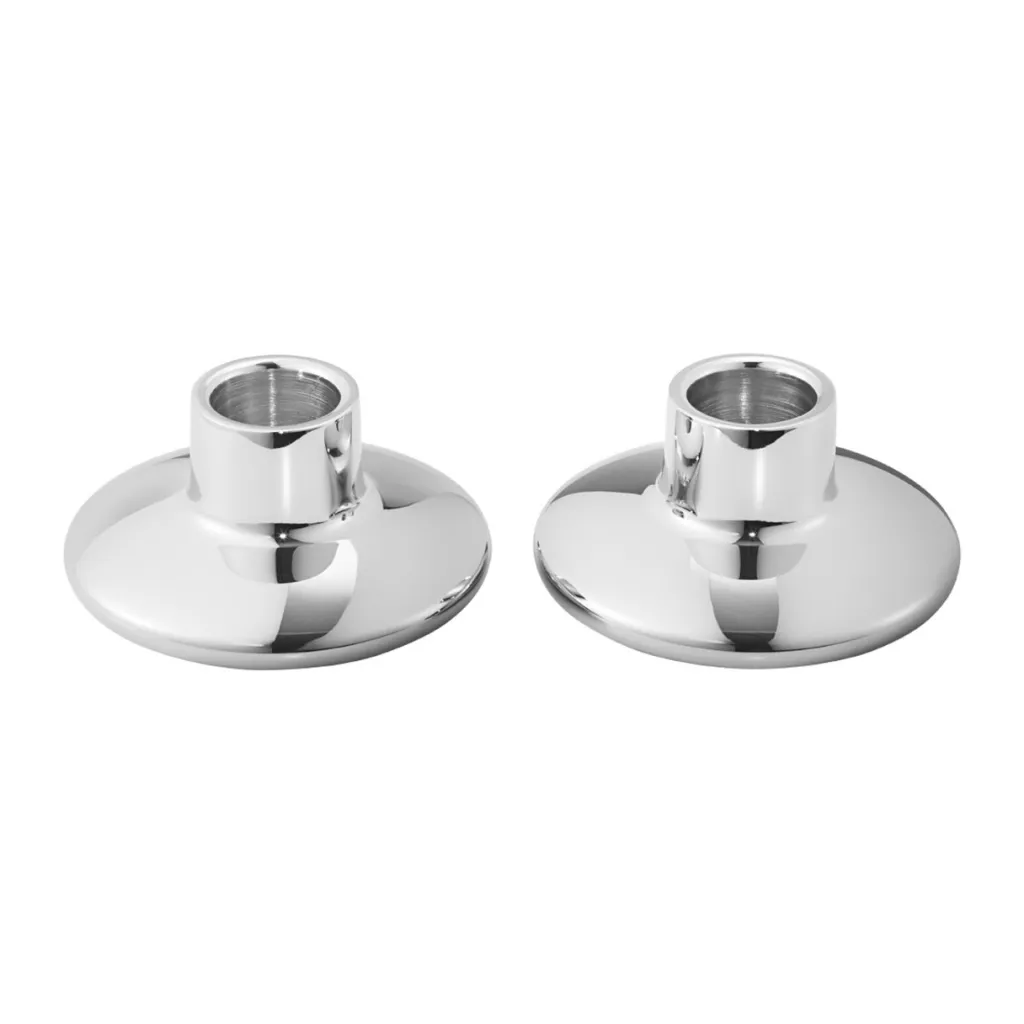 Discount Henning Koppel Lysestage 2 stk. 4,2 cm, Blankt Stål Lysestager