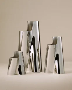 Sale Georg Jensen Lituus Vase H, Blankt Stål