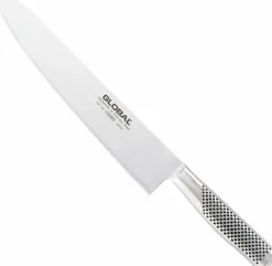 Global Kokkeknive|Japanske Knive > GF-34 Kokkekniv 27 cm, Smedet Stål