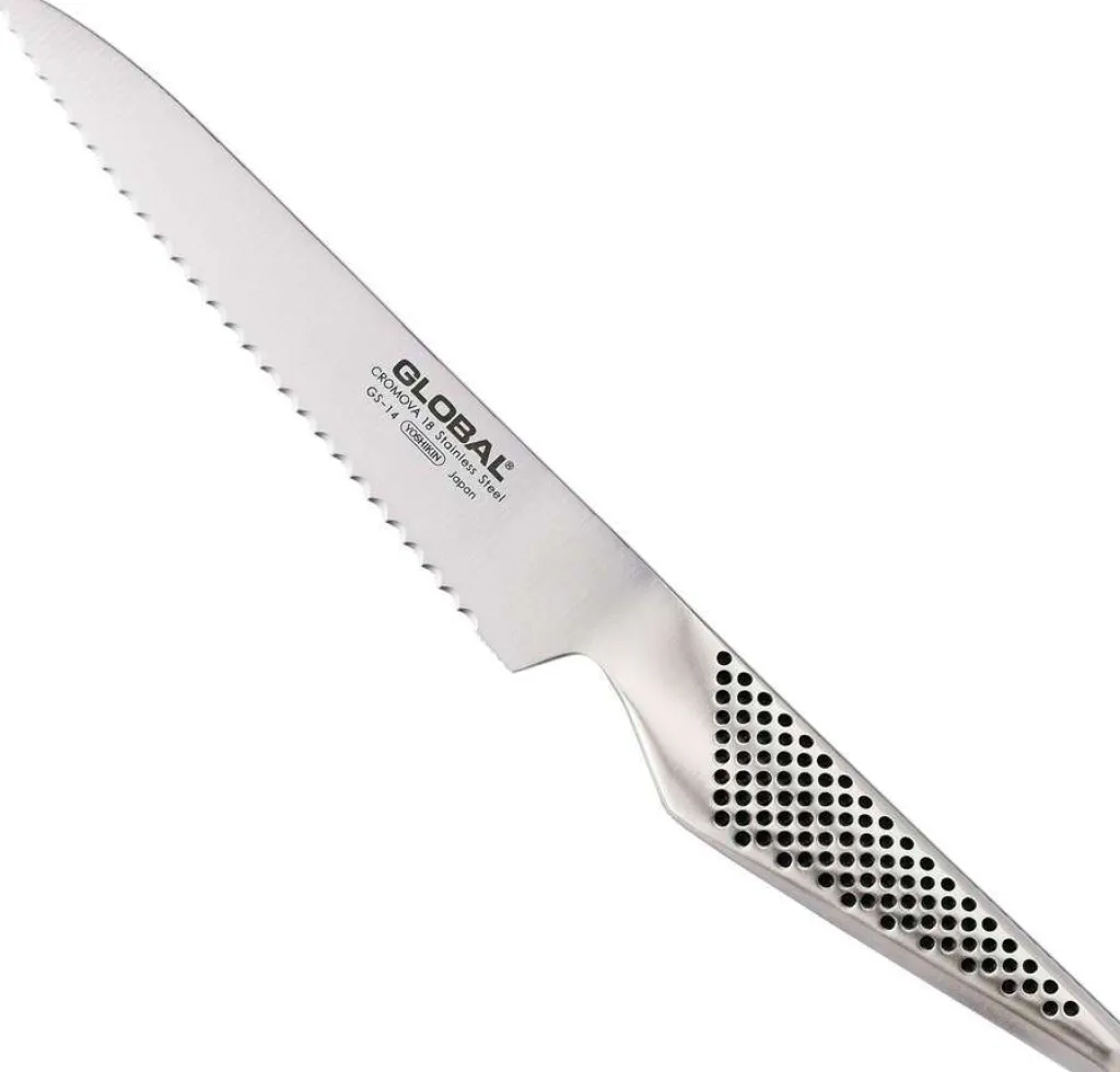 Clearance GS-14 Universalkniv Takket 15 cm, Stål Japanske Knive|Universalkniv