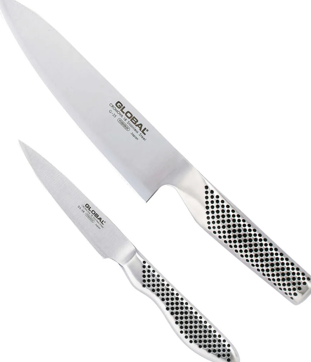 Discount Knivsæt 2 Dele G-55, GS-38, Stål Japanske Knive