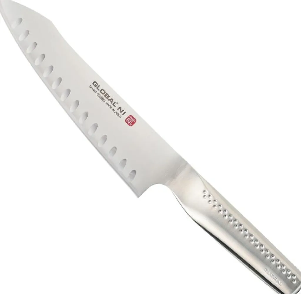 Global Kokkeknive|Japanske Knive > NI GN-002 Kokkekniv Grantonskær 20 cm, Stål