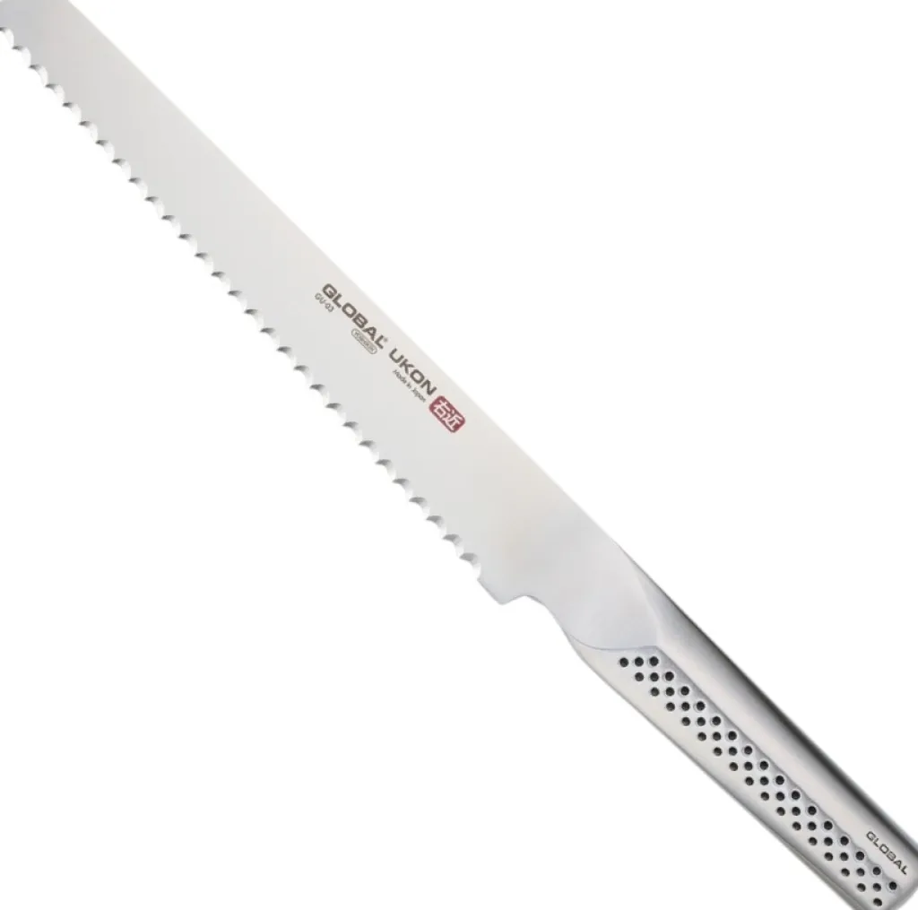 New Ukon GU-03 Brødkniv 22 cm, Stål Brødknive