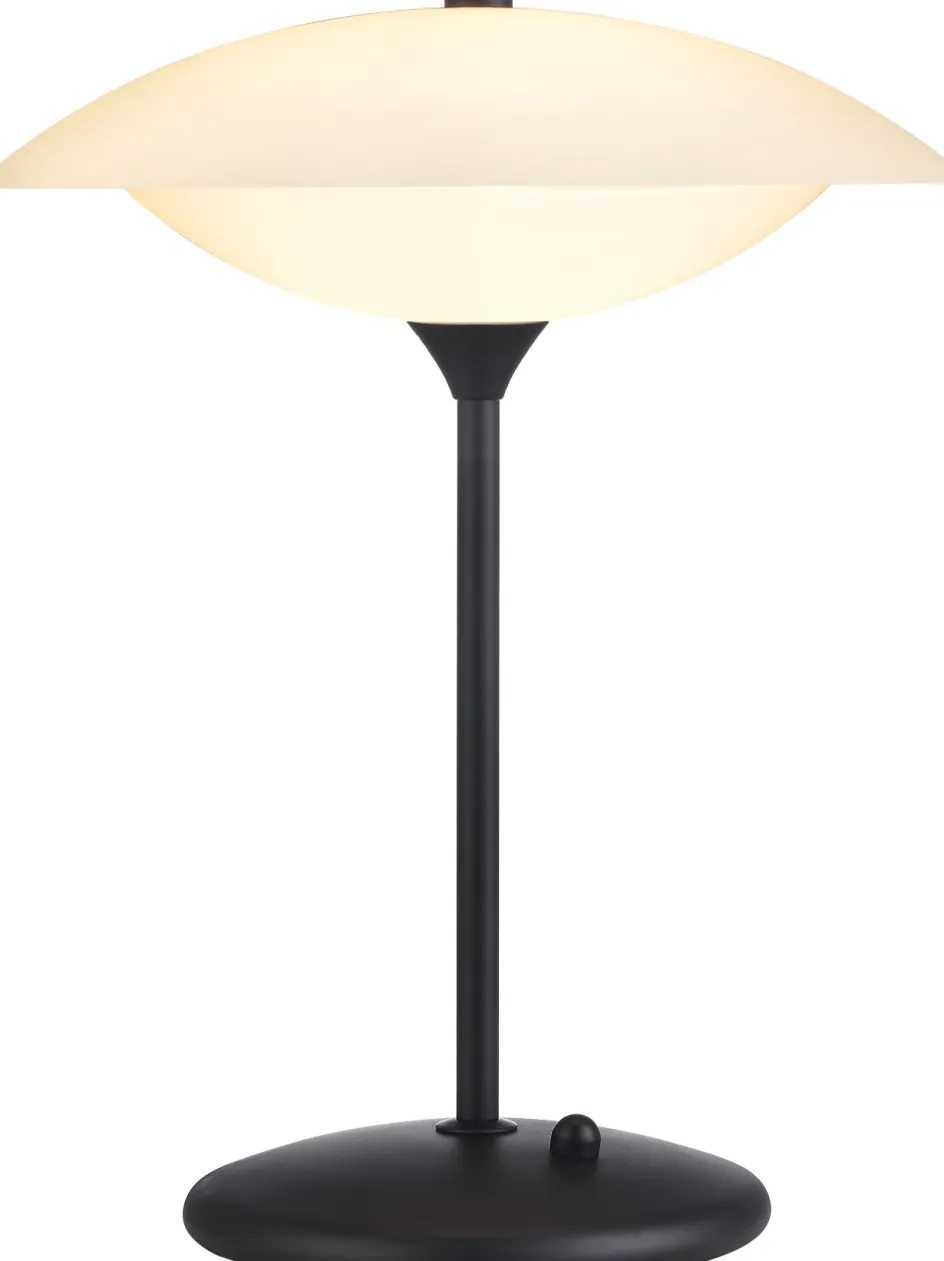 Discount Halo Design Baroni Bordlampe H40 cm, Opal/Sort
