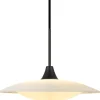 Halo Design Lamper Til Kontoret|Lamper Til Køkkenet > Baroni Pendel Ø35 cm, Opal/Sort