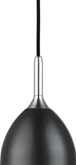 Sale Halo Design Bellevue Pendel ?14 cm, Sort/Krom