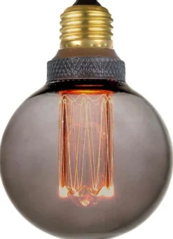 Outlet Colors Dim Mini Globe Pære LED E27 5W, Smoke E27 Led-Pærer