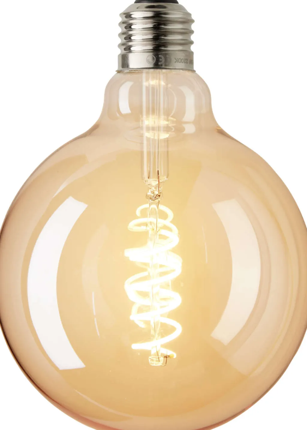New Colors G125 Globepære E27 5W/400lm Dæmpbar, Amber E27 Led-Pærer