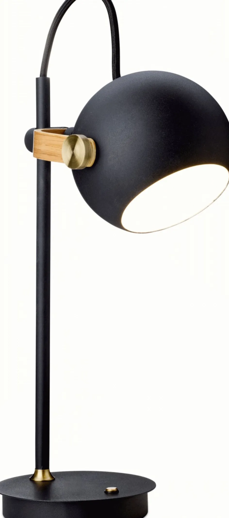 Best Halo Design DC Trådløs Bordlampe LED H35 cm, Sort