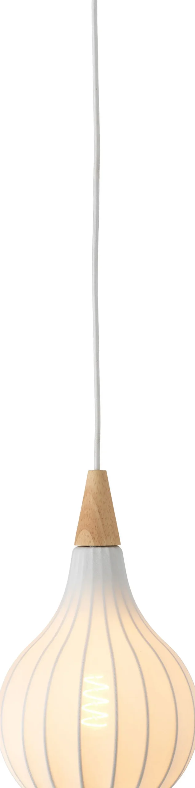 Online Halo Design Drops Textile Pendel ?17 cm, Hvid