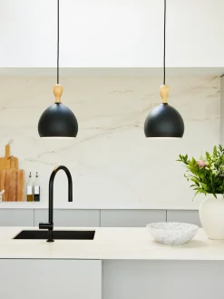 Halo Design Lamper Til Kontoret|Lamper Til Køkkenet > Dueodde Pendel Ø39 cm, Sort