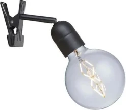Halo Design Lamper Til Kontoret|Lamper Til Soveværelset > Elegance Clipslampe Ø4 cm, Sort