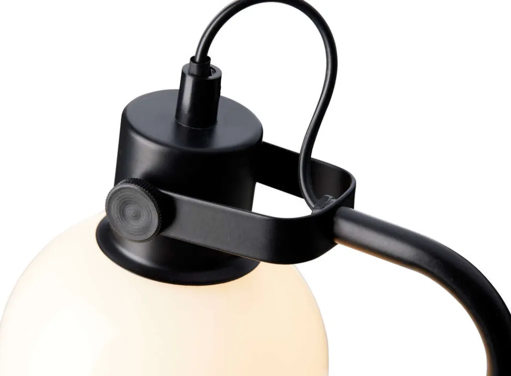 Hot Glow Bordlampe H43 cm, Sort/Opal Lamper Til Kontoret|Lamper Til Soveværelset