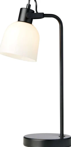 Hot Glow Bordlampe H43 cm, Sort/Opal Lamper Til Kontoret|Lamper Til Soveværelset