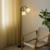 New Halo Design Glow Gulvlampe 2 Arme H130 cm, Sort/Opal
