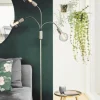 Outlet Halo Gulvlampe 3 Arme H140 cm, Gun-Black Lamper Til Kontoret|Lamper Til Stuen