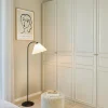 Sale Medina Gulvlampe H132 cm, Hvid/Sort Lamper Til Kontoret|Lamper Til Stuen