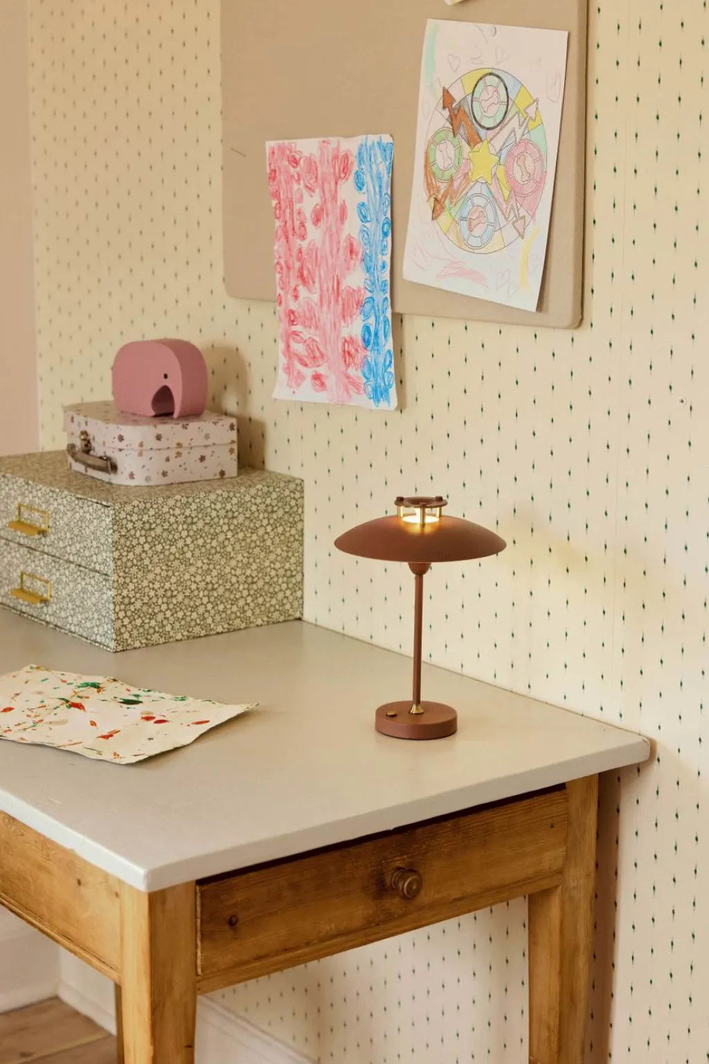 Halo Design Bordlamper|Trådløse Lamper > Mini Stepp 1-2-3 Trådløs Bordlampe LED H,