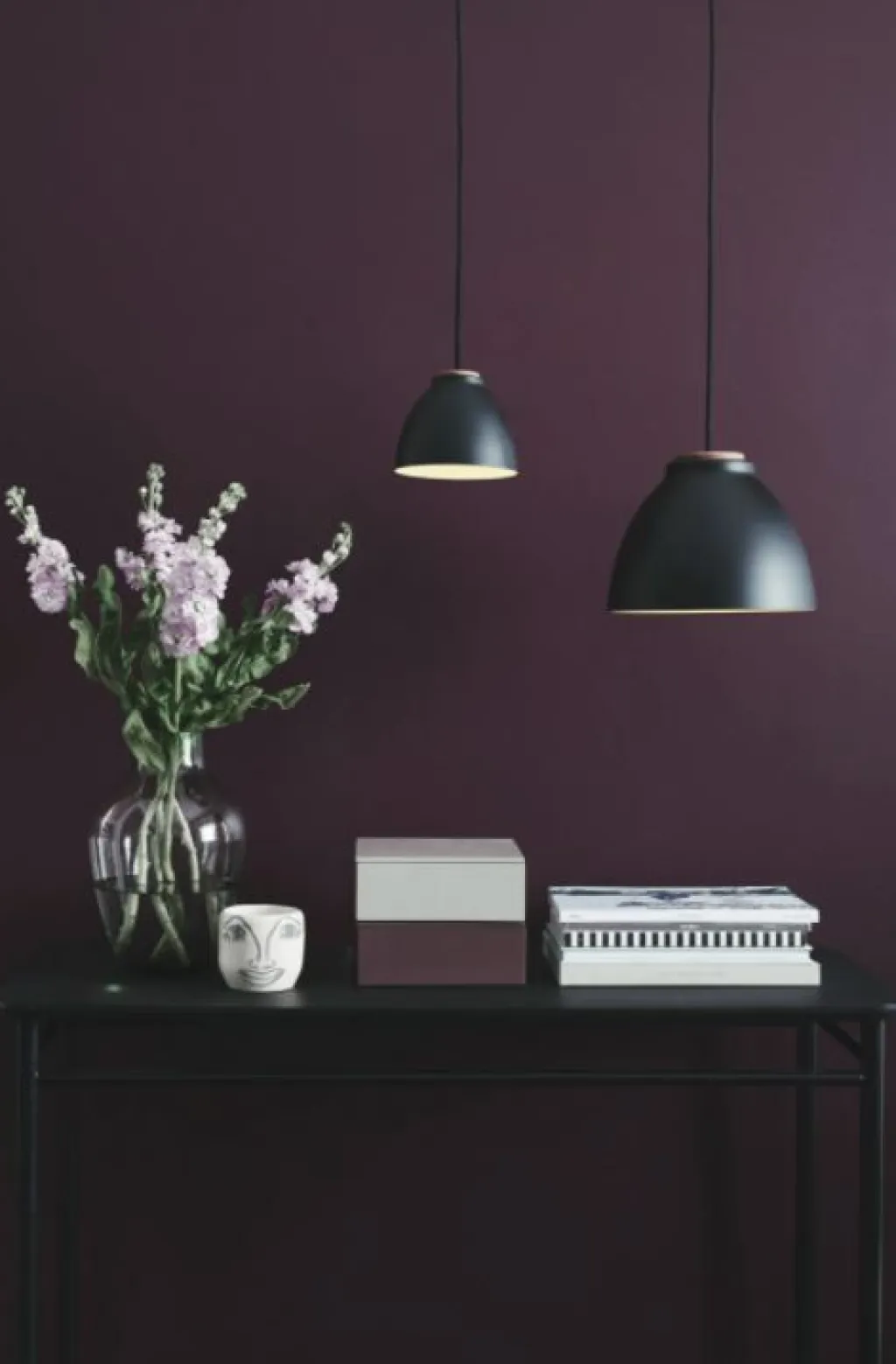 Outlet Nivå Pendel Ø14 cm, Sort/Træ Lamper Til Kontoret|Lamper Til Køkkenet