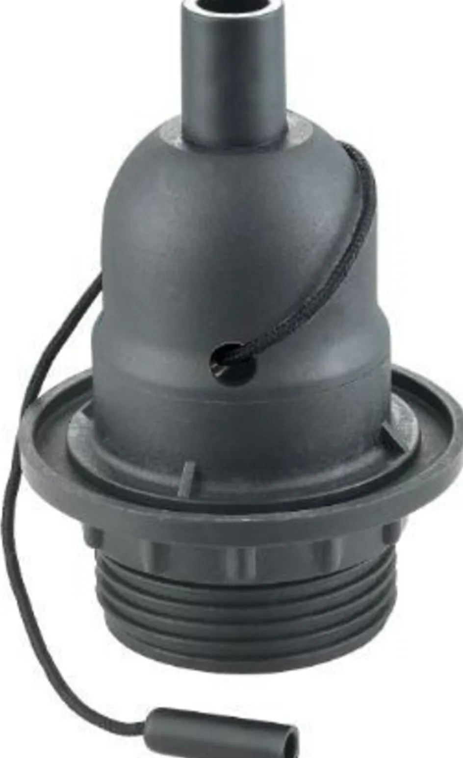 Clearance Halo Design Plastfatning m. Snorafbryder, Sort