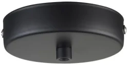 New Roset til 1 Lampe, Sort Fatninger Og Ophænge
