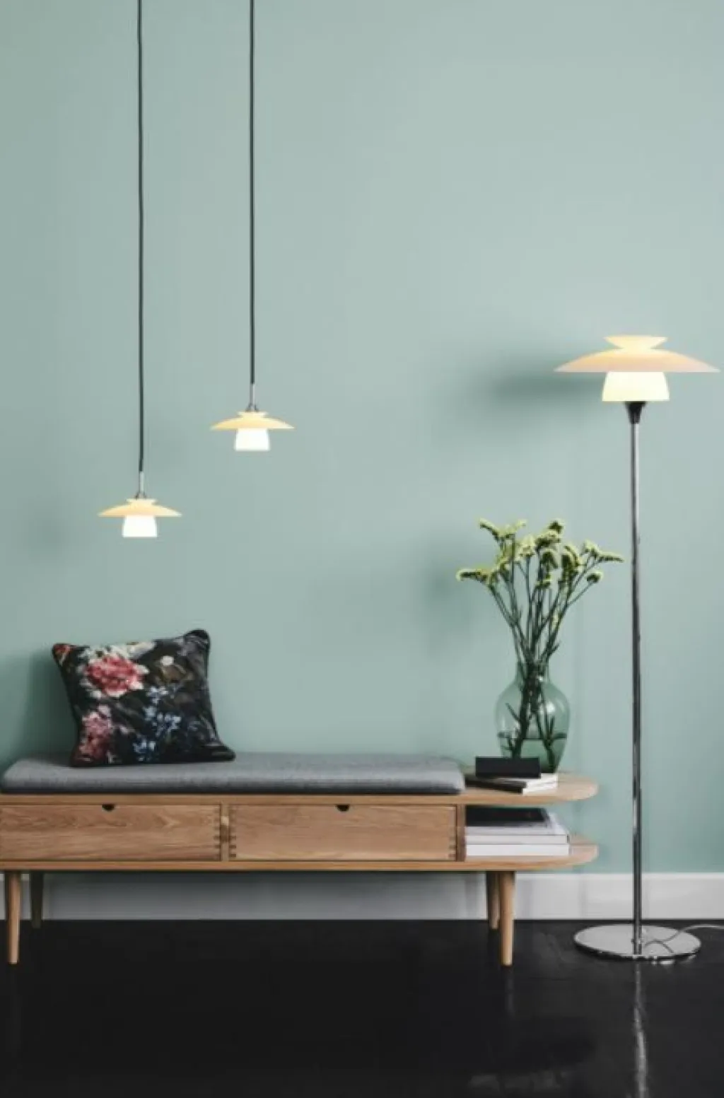 Halo Design Lamper Til Kontoret|Lamper Til Stuen > Scandinavia Gulvlampe Ø40 cm, Opal