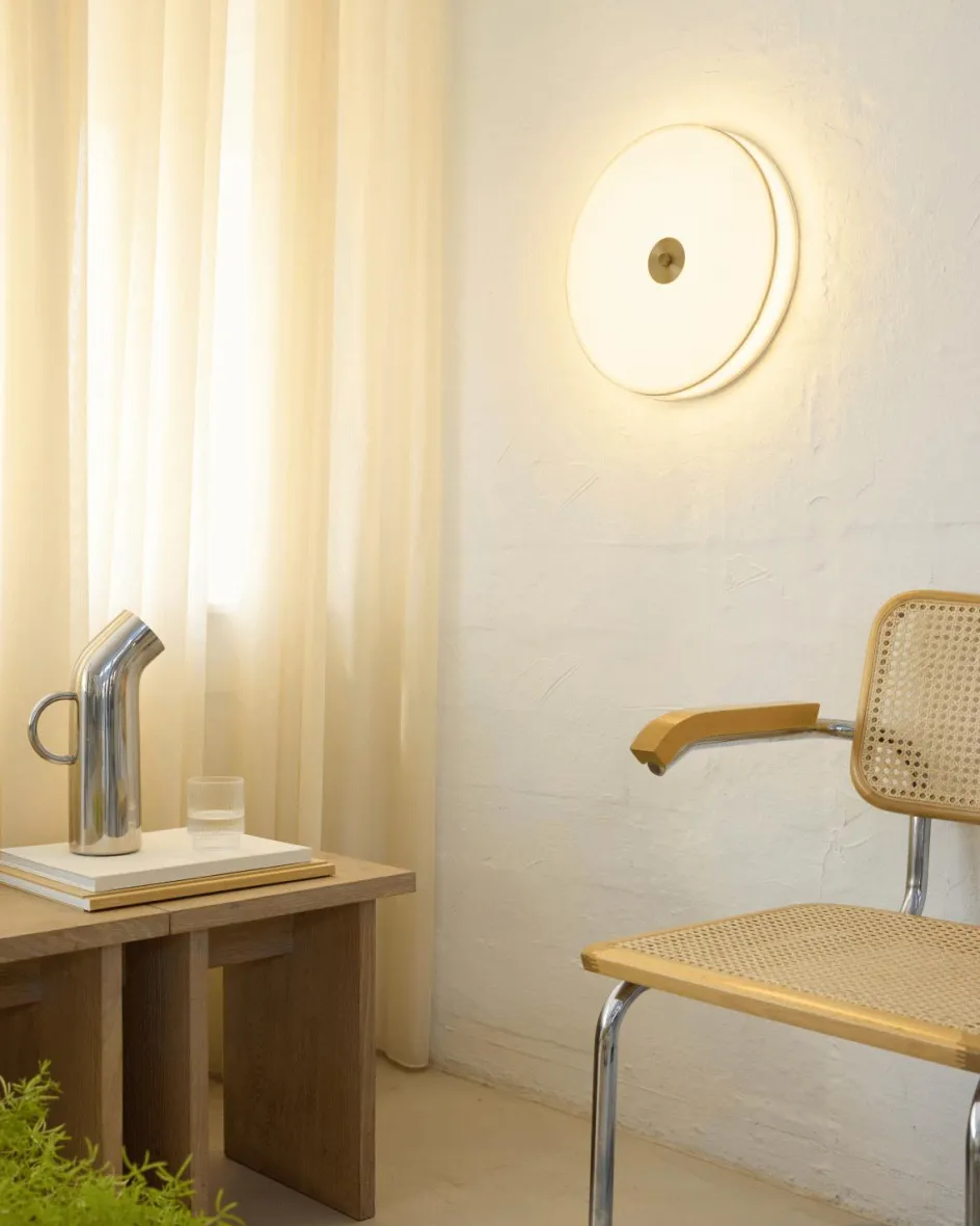 Sale Halo Design Shade Plafond LED ?40 cm, Creme/Messing