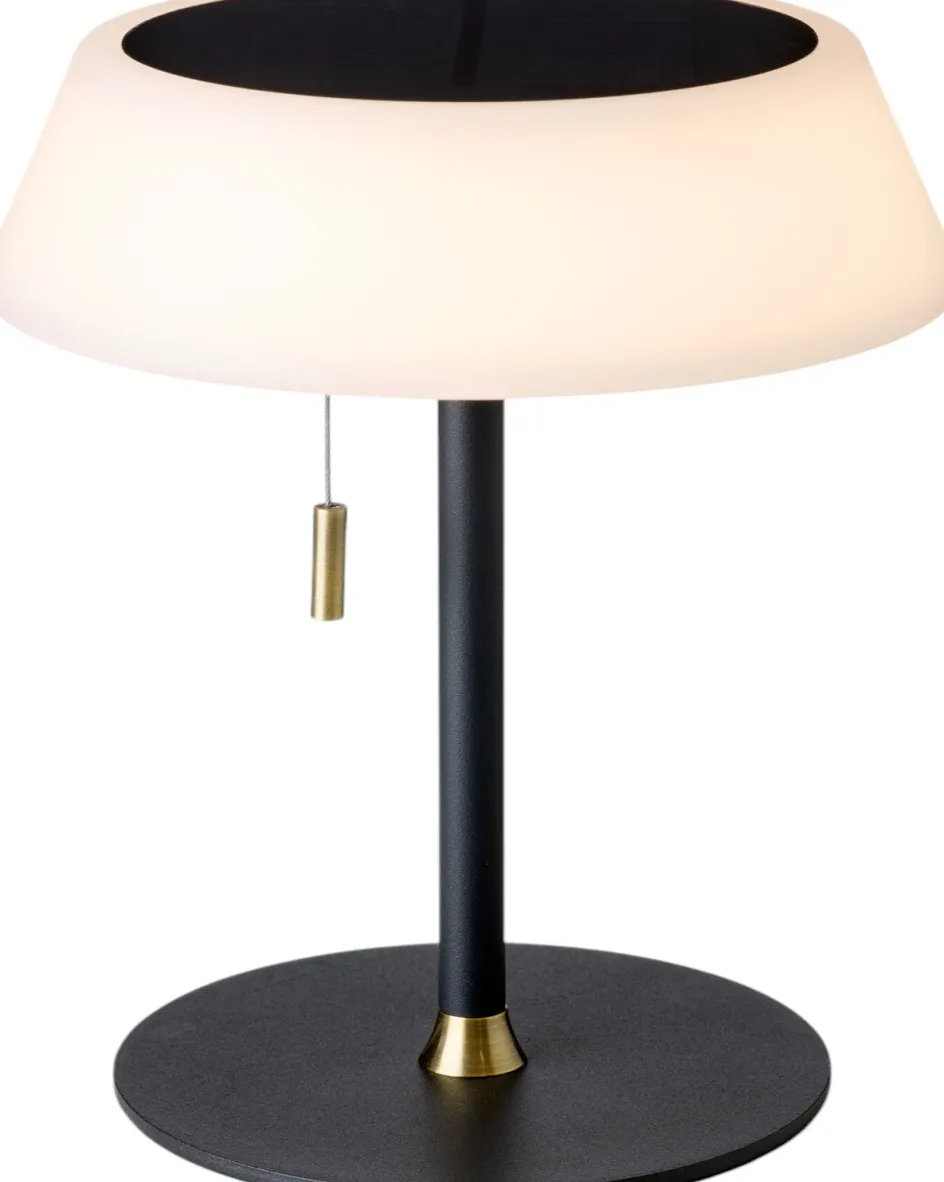 Halo Design Solar Trådløs Bordlampe LED H19 cm, Sort/Opal