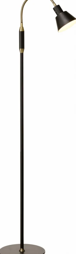 Halo Design Gulvlamper > Space Gulvlampe m. 1 spot LED H150 cm, Sort/Antique