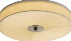 Discount String Plafond LED ?40 cm, Creme/Messing Loftlamper