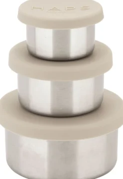 Haps Nordic Snackbøtte 3 stk, Oyster grey