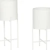 Clearance Hübsch Airy Potte 2 stk. Ø25 cm, Hvid