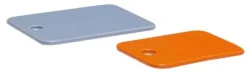 Outlet Hübsch Amare Smørplatter 2 stk, Lyseblå/Orange