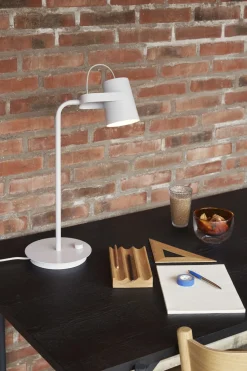 Hot Hübsch Ardent Bordlampe H54 cm, Lysegrå