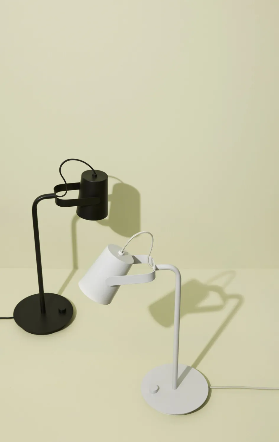 Hot Hübsch Ardent Bordlampe H54 cm, Lysegrå