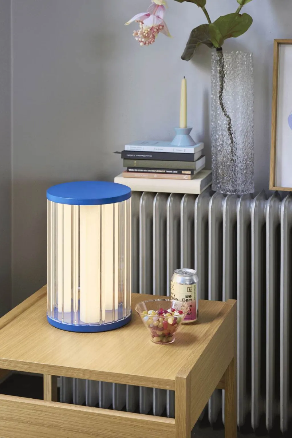 Hübsch Bordlamper > Aru Bordlampe H30 cm, Blå