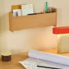 AtHand Organiser 18x48 cm, Egetræsfiner Småopbevaring Og Organisering|Kontor
