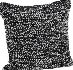 Outlet Hübsch Blend Pude 50x50 cm, Mørkeblå