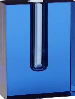 Hübsch Stue|Vaser > Block Vase H16 cm, Blå