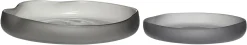 Bow Skåle 2 stk, Frosted/Røgfarvet Skåle|Spisestue