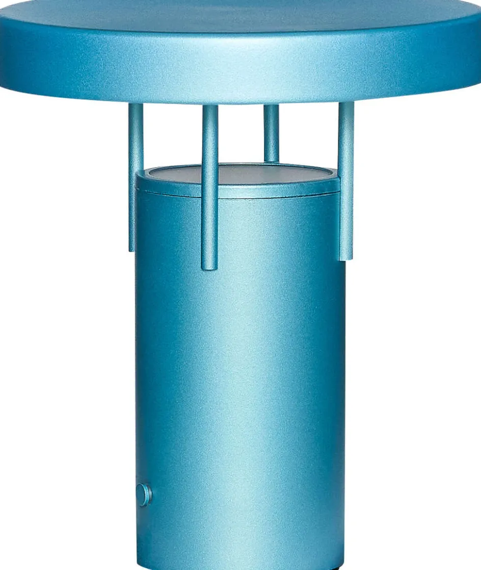 Best Hübsch BringMe Trådløs Bordlampe LED H20 cm, Metallic Turquoise