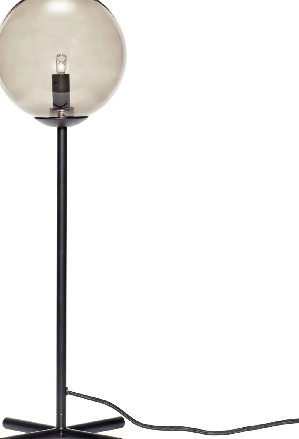 Sale Champ Bordlampe H50 cm, Sort/Røgfarvet Lamper Til Kontoret|Lamper Til Soveværelset