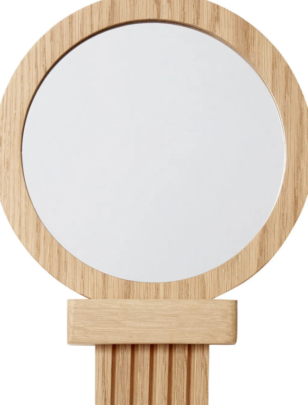 Clearance Comb Håndspejl 21 cm, Eg Spejle