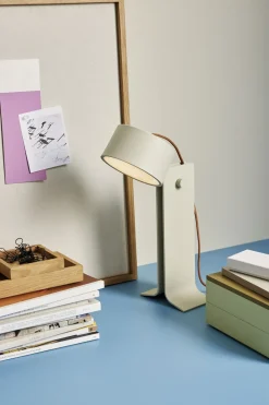 New Crea Bordlampe H32 cm, Sand/Orange Lamper Til Kontoret|Lamper Til Soveværelset