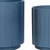 Sale Hübsch Dahlia Potte 2 stk, Petrol