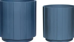 Sale Hübsch Dahlia Potte 2 stk, Petrol