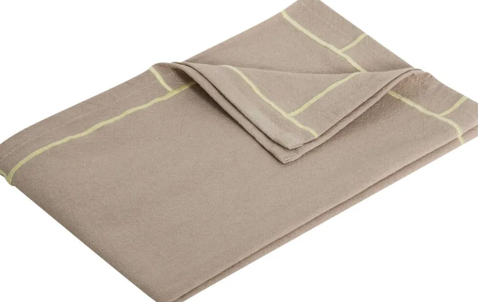 Best Hübsch Easypeasy Viskestykke 60x80 cm, Sand/Gul